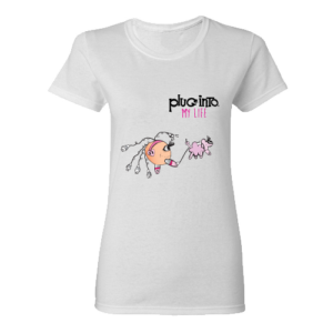 Crew Neck T-Shirt Dog Girl